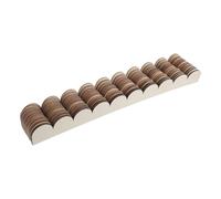 MAGICLULU Molduras de Madera Decorativas Material Madera Beige 20 Piezas sin Terminar Borde Festoneado para Proyectos DIY en Casa, Adecuado para Puertas y Estantes