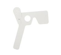 MAGICLULU Oclusor Ligero y Portátil de Plástico Blanco para Exámenes Oculares Equipo de Prueba Ocular para Uso en Hospital y Familia en Hospital y Familia