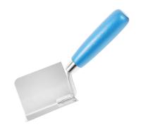MAGICLULU Paleta Azul Mango Ergonómico de Acero Inoxidable de Esquina Herramienta Manual Lijado y Mayor Precisión para Acabado de Esquinas en Yeso