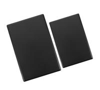 MAGICLULU Paleta de Sombras de Ojos Magnética Vacía Portátil de Abs para Mujer, Estuche Cosmético Negro Fácil de Llevar, Pack de 2 Piezas para Maquillaje DIY
