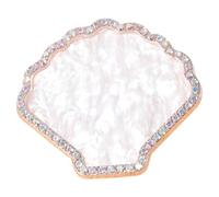 MAGICLULU Paleta para Mezcla de Maquillaje y Uñas Resina Bandeja Decorativa para Esmalte y Exhibición de Uñas Postizas Diseño Elegante para Salón y Uso Profesional