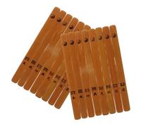 MAGICLULU Palos de Adivinación de Bambú 16 Piezas, Varillas Fortuna Chinas Tradicionales, Accesorios para Templos y Rituales, Herramienta Portátil para Adivinación y Juegos Espirituales