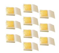 MAGICLULU Papel de Aluminio de Imitación Dorado 10 Piezas con 98% de Oro para Decoración Cosmética y Recubrimiento de Estatuas de Buda, Brillo Cambio de Color