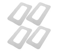 MAGICLULU Parche para Ranura de Quilla de Paddle Surf 9 Pulgadas Conector de Quilla Blanco 4 Unidades Accesorio Resistente de PVC para Reparación Rápida y Uso en Deportes Acuáticos