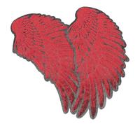MAGICLULU Parches Bordados de Lentejuelas para Coser en Ropa, Alas de Ángel Rojas, 2 Piezas, Diseño Único y Versátil para Chaquetas y Bolsos en Fiestas y Manualidades