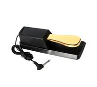 MAGICLULU Pedal de Sustain Sonido Suave y Duradero Material Abs y Metal para Piano Dorado Diseño Clásico Antióxido para Teclados Electrónicos y Sintetizadores