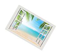 MAGICLULU Pegatina de Pared Ventana Falsa 3d Vinilo Removible Adhesivo Flexible para Decoración de Salón y Centros Comerciales 33.8 X 22 Pulgadas