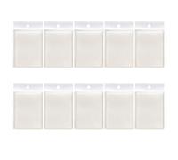 MAGICLULU Pegatinas de Nota Adhesiva Transparente 10 Piezas, Bloc de Notas Adhesivas Pequeñas para Escribir, Útiles Escolares y Oficina, Papelería Práctica para Recordar Tareas