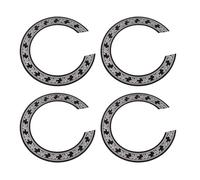 MAGICLULU Pegatinas para Incrustación de Orificio de Sonido de Guitarra Acústica y Clásica, 4 Unidades de Rosetas Decorativas de 94 Mm, Accesorios para Guitarra, Calcomanías Resistentes