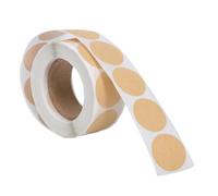 MAGICLULU Pegatinas Redondas Autoadhesivas de Papel Kraft para Envolver Regalos Diseño DIY Unidades Adhesivas para Etiquetas Personalizadas San Valentín para Bolsas de y Decoración