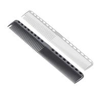 MAGICLULU Peine De Plástico Cabello 2 Piezas Tamaño Mediano Peine Desenredante Cepillo Para Mujeres Uso Salón y Casa Colores Negro y Blanco