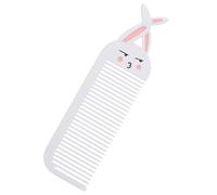 MAGICLULU Peine Pequeño de Metal con Diseño de Zanahoria Peine para Peinar Cabello Resistente y Compacto para Niñas para Peluquería