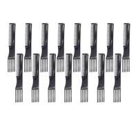 MAGICLULU Peines para Peinar el Cabello 15 Piezas Peine Elevador de Peluquería de Doble Cara para Pelo Corto Resistente y Flexible para Uso en Salón y Cuidado Personal