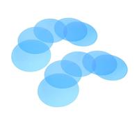 MAGICLULU Películas Correctoras para Lámparas LED 10 Piezas Azul Océano 12 Cm Filtro de Gel para Iluminación Fotografía y Ambiente, Lámina Difusora Resistente al Calor para Uso en Hogar