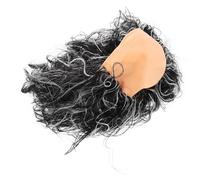 MAGICLULU Peluca Calva de Anciano para Disfraz Hombre Adulto Peluca de Cosplay Versátil y Ligera Adecuado para Fiestas Halloween y Eventos de Teatro