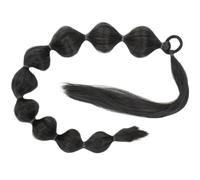 MAGICLULU Peluca con Extensión de Caballo Sintética Envolvente con Burbujas 75 Cm, Coleta Postiza Natural sin Marcas para Mujer, Accesorio de Cabello para Fiestas, Cosplay y Uso Diario