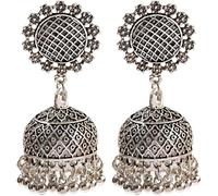 MAGICLULU Pendientes Bohemios de Aleación Ligera y Fiable para Mujer, Estilo Retro Plata, Ideales para Festival y Otras Ocasiones, de Joyas Orejas