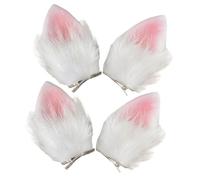 MAGICLULU Pinzas Pelo de Mujer Orejas de Conejo, 1 Par de Clips de Cocodrilo Decorativos en Color Bonito, Accesorios Cabello Infantiles y Juveniles, Ideales para Uso Diario y Fiestas
