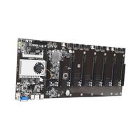 MAGICLULU Placa Base para Máquina Minera Memoria Interfaz Vga Integrada Slots para Minería para CPU Mining Operations Data Centers