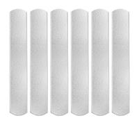 MAGICLULU Placas de Acero Inoxidable para Chaleco Lastrado Barras de Pesas Fitness 6 Piezas 15X25X06 CM 02 Kg Cada Una Accesorio Entrenamiento Fuerza y Musculación para Correr y