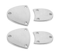 MAGICLULU Placas de Aluminio Antideslizantes para Zapatos de Tap, Tamaño 42, con Tornillos Incluidos, Diseño Portátil para Baile en Escenario, un Par