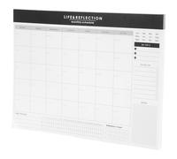 MAGICLULU Planificador semanal de trabajo: Planificador diario sin fecha tamaño A4 - Calendario mensual en blanco con lista de tareas - Bloc de notas con lista de tareas semanales para una gestión