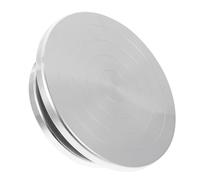 MAGICLULU Plato Giratorio Práctico Simple para Arcilla de Aleación de Aluminio Color Plata para Elaboración de Artesanía en Arcilla