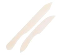 MAGICLULU Plegadora de Papel de Hueso Blanco Herramienta Adecuado para Oficina y Artesanía Creativa para 2 Piezas para Manualidades Precisión y Bruñido