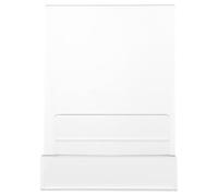 MAGICLULU Porta Libros Simple de Acrílico Transparente para Organizar y Exhibir Libros Diseño Sencillo Adecuado para Escritorio o Librería