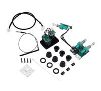 MAGICLULU Preamplificador Control de Volumen Ajustable Ukelele para con Pastilla Piezoeléctrica de 2 Bandas en y Ecualizador de Graves y Agudos Uk200 Color Negro Color Color Aleatorio