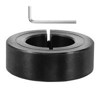 MAGICLULU Protector de Cilindro para Silla de Oficina Que Se Hunde, Anillo de Fijación de Acero Inoxidable, Kit de Reparación con Llave para Sillones Despacho y Base de Sillas Escritorio