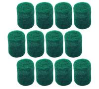 MAGICLULU Protectores de Fieltro para Pilares de Saxofón 12 Piezas, Accesorios para Reparación de Saxofón, Almohadillas Verdes 8x11 Mm, Herramienta Portátil para Mantenimiento de Llaves