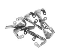 MAGICLULU Protectores de Tacón de Metal para Zapatos de Punta, Accesorios de Reparación de 6 Piezas en Color Plata, Resistentes y Fáciles de Aplicar para Tacones Altos