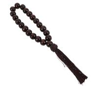 MAGICLULU Puesto De Adornos De Cuentas Pulsera Hombre Pulseras De Chakras Pulsera De Secuoya Gigante China Pulsera De Cristal Rojo Pulsera De Cuentas De Buda Mala Pulsera Madera Dark Brown