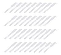 MAGICLULU Pulseras de Identificación Médica de Pvc Blancas Impermeables y Resistentes al Desgarro, Tamaño Ajustable para Pacientes Hospitalarios, Pulseras Desechables para Control Clínico,