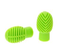 MAGICLULU Puntas de Baqueta de Silicona Silenciadas, Cubiertas Protectoras para Extremos de Baquetas, 1 Par Tamaño en Color Verde para Práctica Silenciosa de Batería en Casa