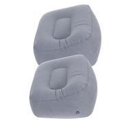 MAGICLULU PVC Tela de Vellón 2 Cojines Inflables para Reposapiés y Tensión Muscular, Ideales para Casa y Oficina