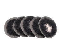 MAGICLULU Red para Moño de Pelo Negro, Redecilla Invisible de Malla Transpirable y Multifuncional para Mujeres y Niñas, 5 Piezas para Peinados Elegantes y Actuaciones