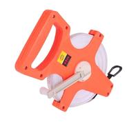 MAGICLULU Regla Métrica Portátil Naranja Manivela para Rebobinado Manual, Cinta Métrica Resistente para Medición en Decoración y Campos Deportivos