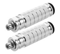 MAGICLULU Reposapiés de Motocicleta Cnc de Aluminio Plata, Estriberas Traseras para Pasajero, Accesorio para Moto de Gran Cilindrada, Mejora Estabilidad y Confort en Conducción Deportiva