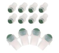 MAGICLULU Roll-on para Aceites Esenciales Bola de Rodillo de Piedra de Jade Natural Verde, 12 Piezas Repuesto para Botellas de Perfume Recargables, Accesorios Portátiles para Aromaterapia