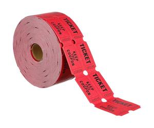 MAGICLULU Rollo de 1000 Boletos para Rifas Numeración y Etiquetas para Entradas a Parques Infantiles, Sorteos y Premios