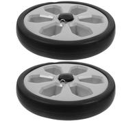 MAGICLULU Ruedas de Repuesto para Carrito de Compras, 2 Piezas, Eje Grueso para Funcionamiento Suave, Resistentes para Uso Interior y Exterior, Compatibles Carrito Supermercado y Cesta