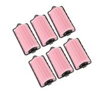 MAGICLULU Rulos Cabello Esponjosos 6 Piezas Grandes 4 Cm de Diámetro para Todo Tipo de Cabello sin Calor Dormir Rizadores de Esponja Protección Natural Peinado Fácil