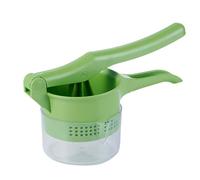 MAGICLULU Secador de Verduras y Frutas Manual Tipo Prensa con Depósito para Jugo, Herramienta Multifuncional para Cocina Doméstica, Eliminador de Agua, Plástico Seguro, Color Aleatorio