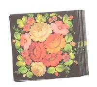 MAGICLULU Servilletas Impresas De Papel Estampado De Flores y Flor De Té Para Decoración De Bodas Cumpleaños y Showers