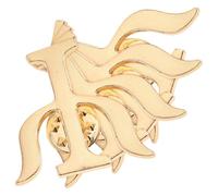 MAGICLULU Set de 4 Broches de Aleación Dorada Símbolo de Psicología, Diseño Elegante y Versátil para Ropa y Accesorios en Fiestas y Viajes