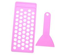 MAGICLULU Set de Moldes para Bálsamo Labial DIY Bandeja y Espátula de Pp, Kit para Fabricación y Relleno de Bálsamo, Diseño Antivuelco y Capacidad de 5 Gramos