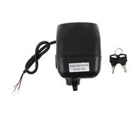 MAGICLULU Sirena de Alarma Hogar, Alarma de Sirena Electrónica, Plástico, Negro, Detección de Corte de Energía, Instalación Sencilla, Protección de Viviendas y Uso Exterior