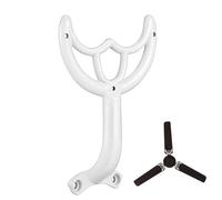 MAGICLULU Soporte aspa ventilador Repuestos para ventiladores de techo en aleación de zinc blanco 1 pieza Compatible universalmente para ventilador y luz de 52 pulgadas en interiores